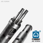 杰德 锥双螺杆挤出机专用螺杆机筒 型号齐全-万搏在线开户，挤出机螺杆，注塑机螺杆，舟山螺杆，螺杆厂