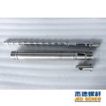 杰德 橡胶挤出机新型螺杆机筒 塑化均匀 支持定制 经久耐用-万搏在线开户，挤出机螺杆，注塑机螺杆，舟山螺杆，螺杆厂