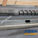 杰德 出口越南的单排气造粒机螺杆机筒 技术精湛 塑化优良-万搏在线开户，挤出机螺杆，注塑机螺杆，舟山螺杆，螺杆厂
